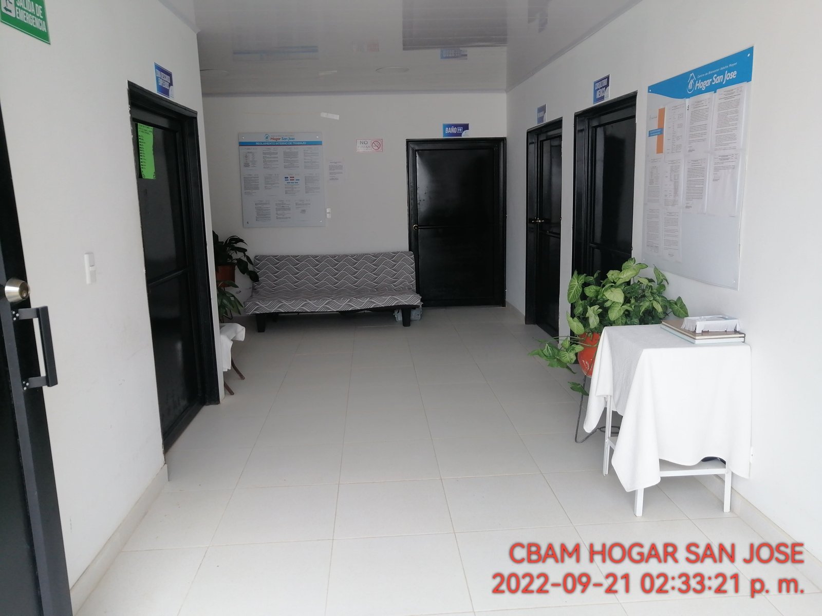 Instalaciones del CBA Hogar San José — habitaciones y espacios comunes